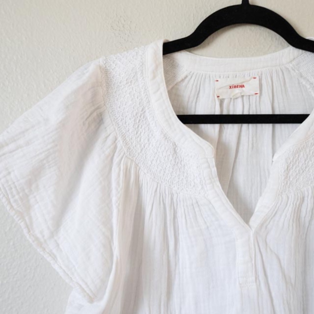 Xirena Tati Blouse Cotton Top - Picture 6 of 6